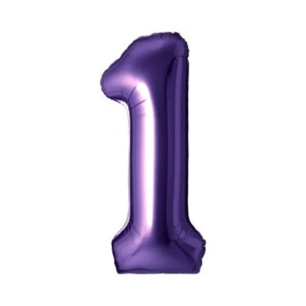 34" Number Balloon - Purple