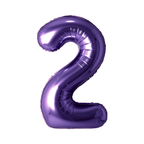 34" Number Balloon - Purple