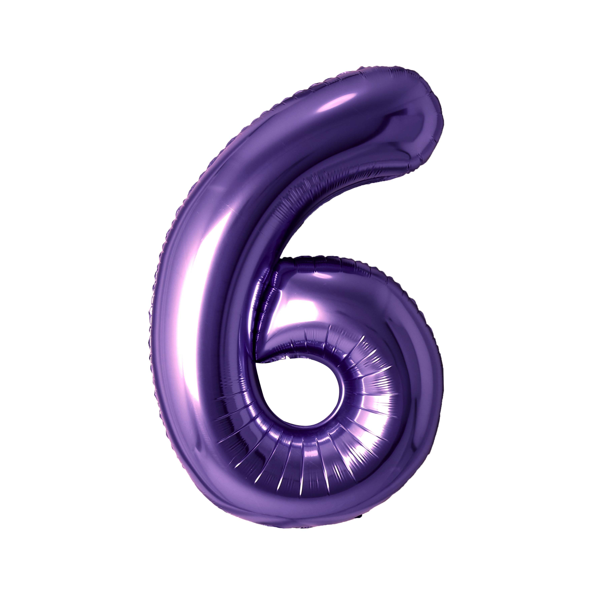 34" Number Balloon - Purple