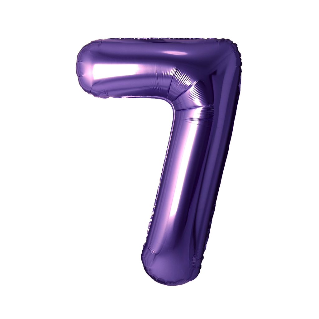34" Number Balloon - Purple