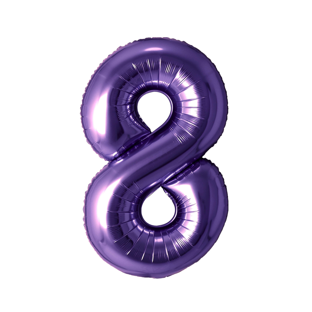 34" Number Balloon - Purple