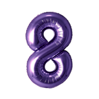 34" Number Balloon - Purple