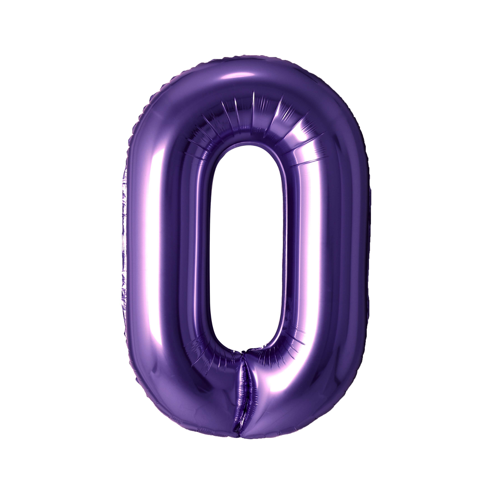34" Number Balloon - Purple
