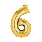 34" Number Balloon - Gold
