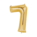 34" Number Balloon - Gold