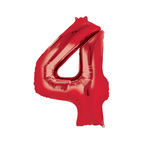 34" Number Balloon - Red