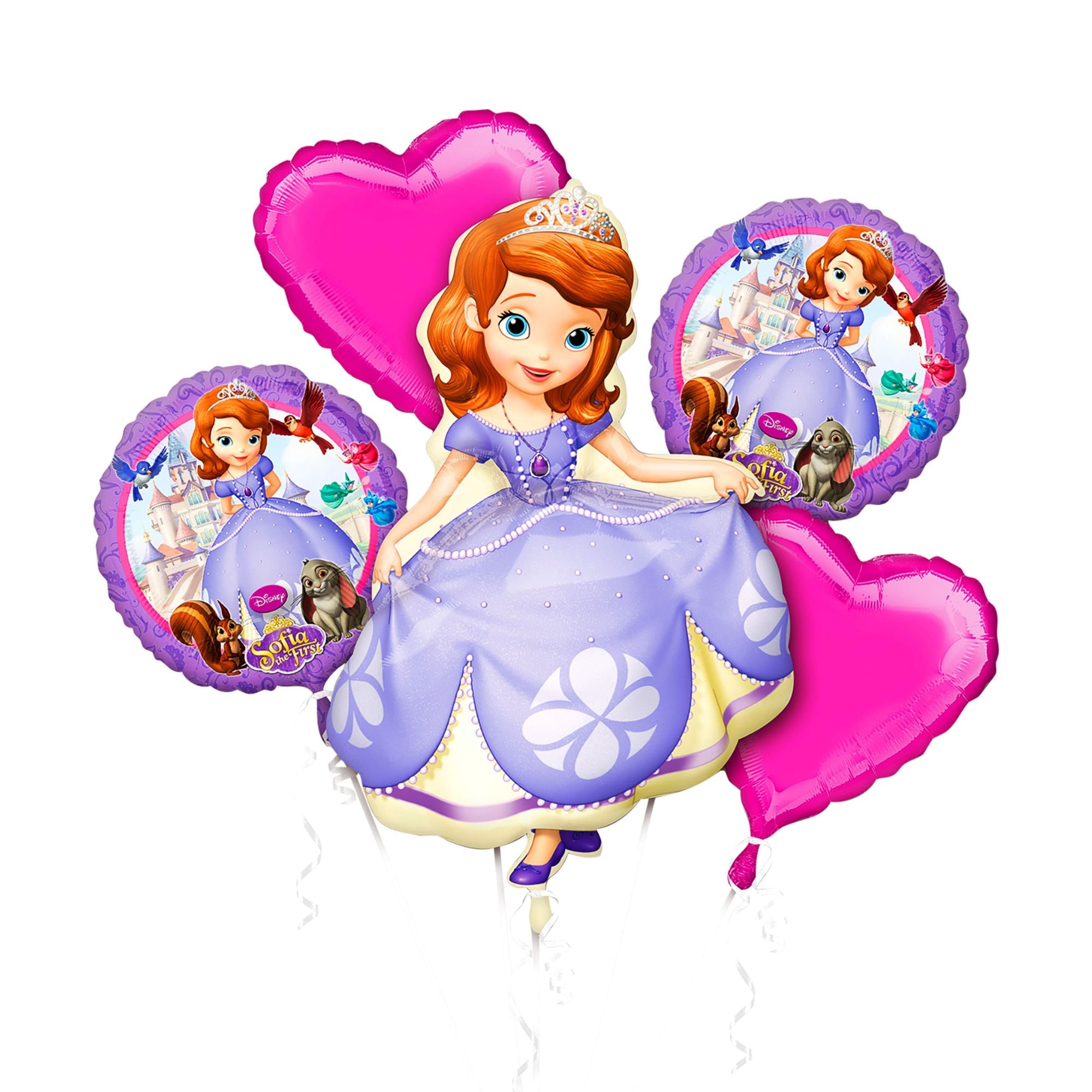 Sofia the First Balloon Bouquet