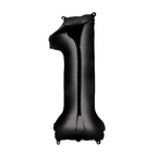 34" Number Balloon - Black