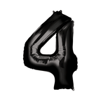 34" Number Balloon - Black