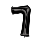 34" Number Balloon - Black