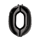 34" Number Balloon - Black