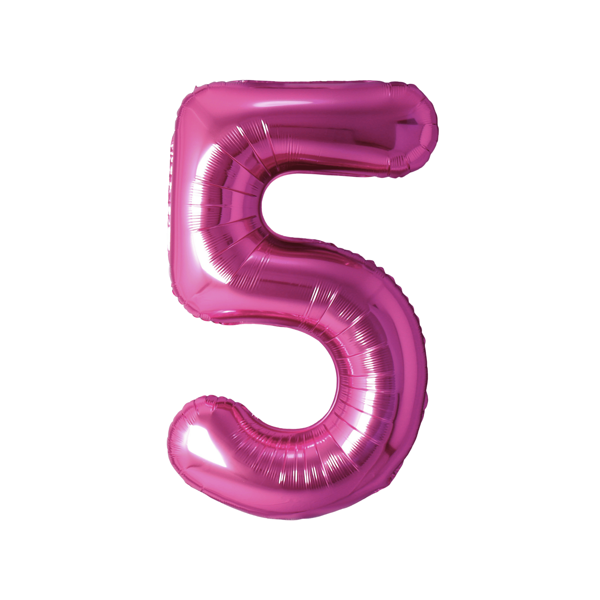 34" Number Balloon - Hot Pink