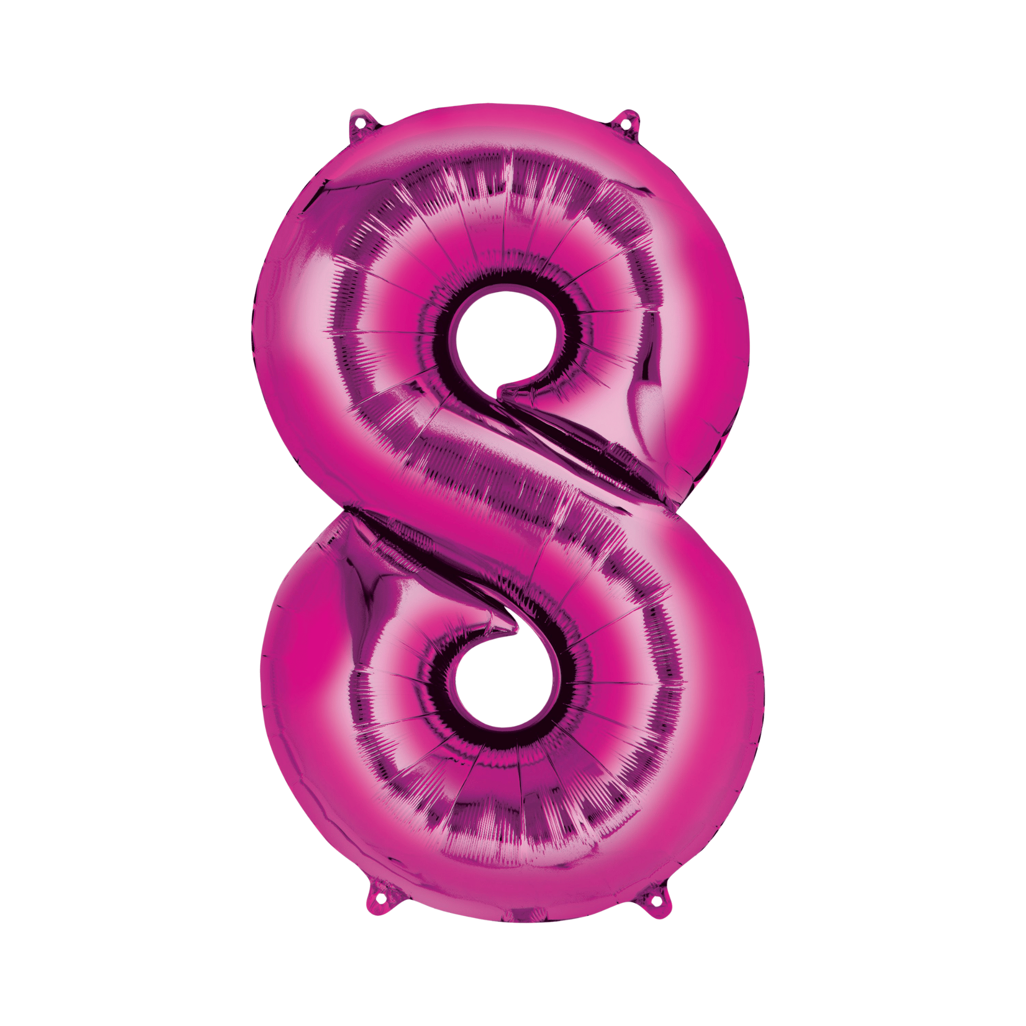 34" Number Balloon - Hot Pink