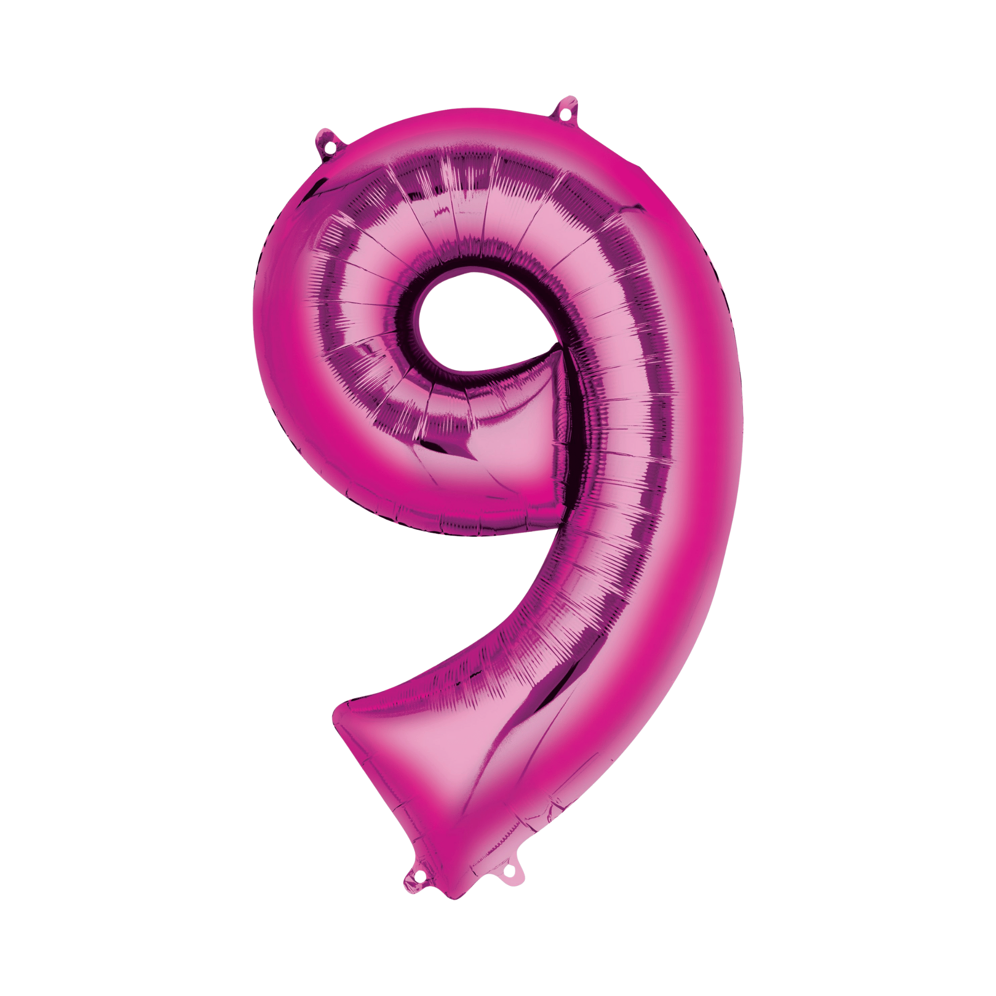 34" Number Balloon - Hot Pink
