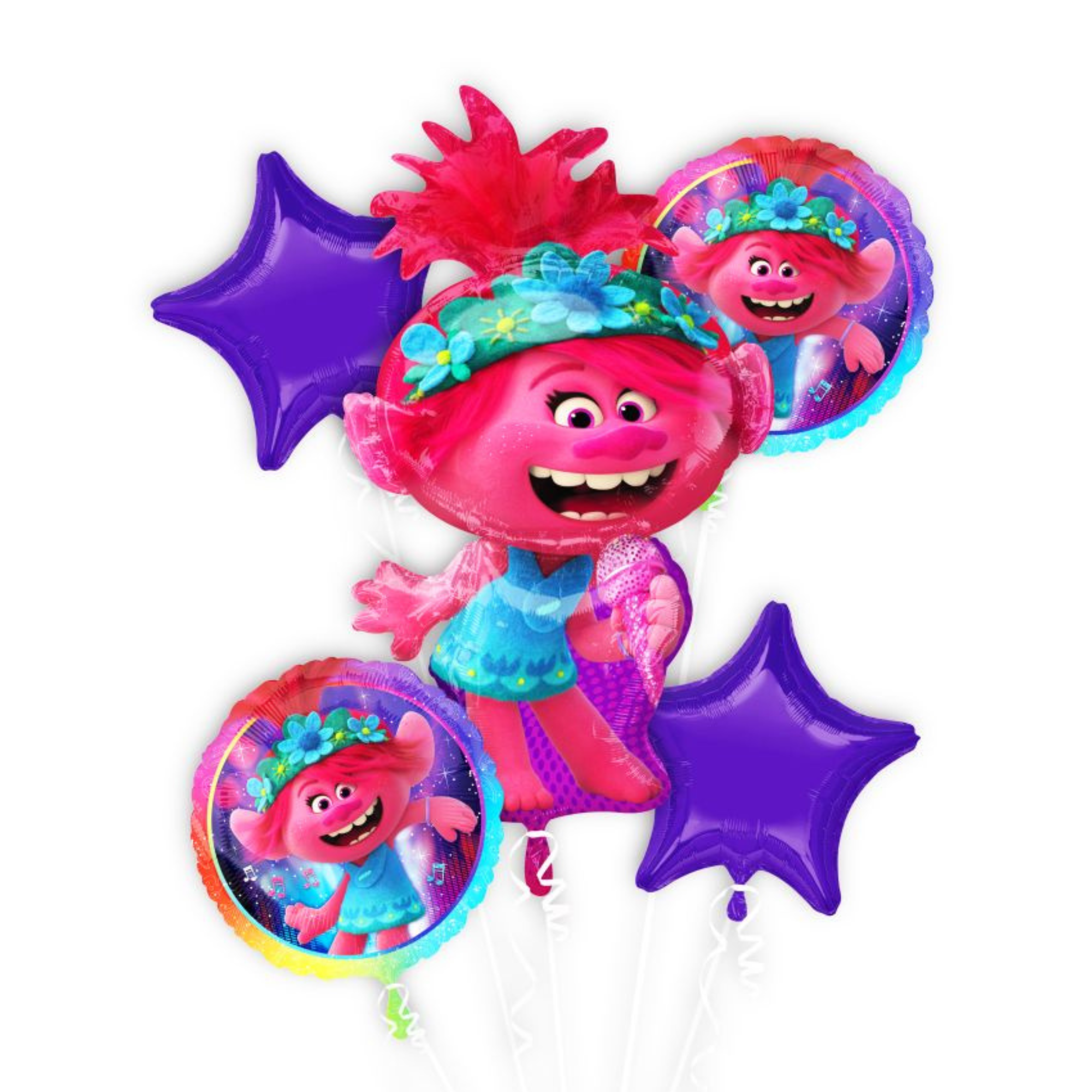 Trolls Party Balloon Bouquet