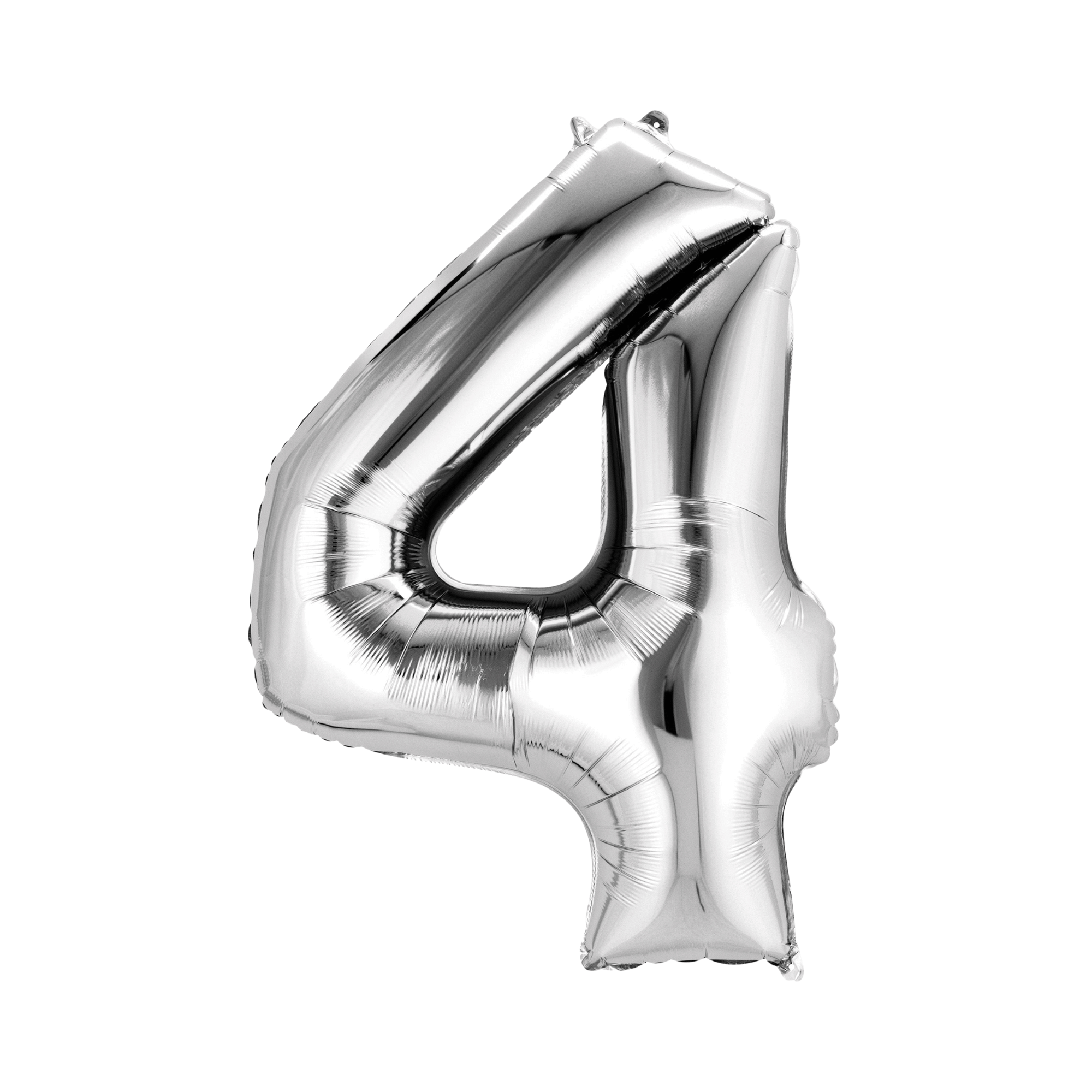 34" Number Balloon - Silver