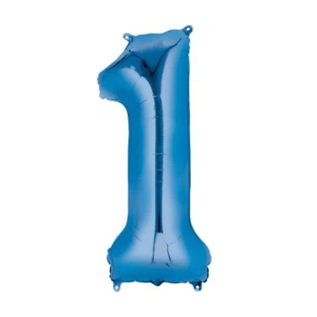 34" Number Balloon - Blue
