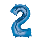 34" Number Balloon - Blue