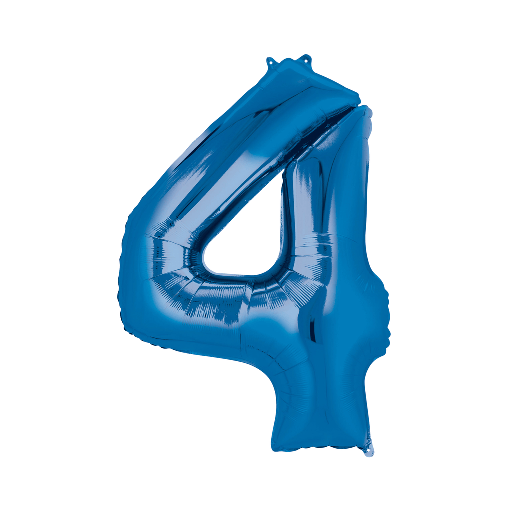 34" Number Balloon - Blue