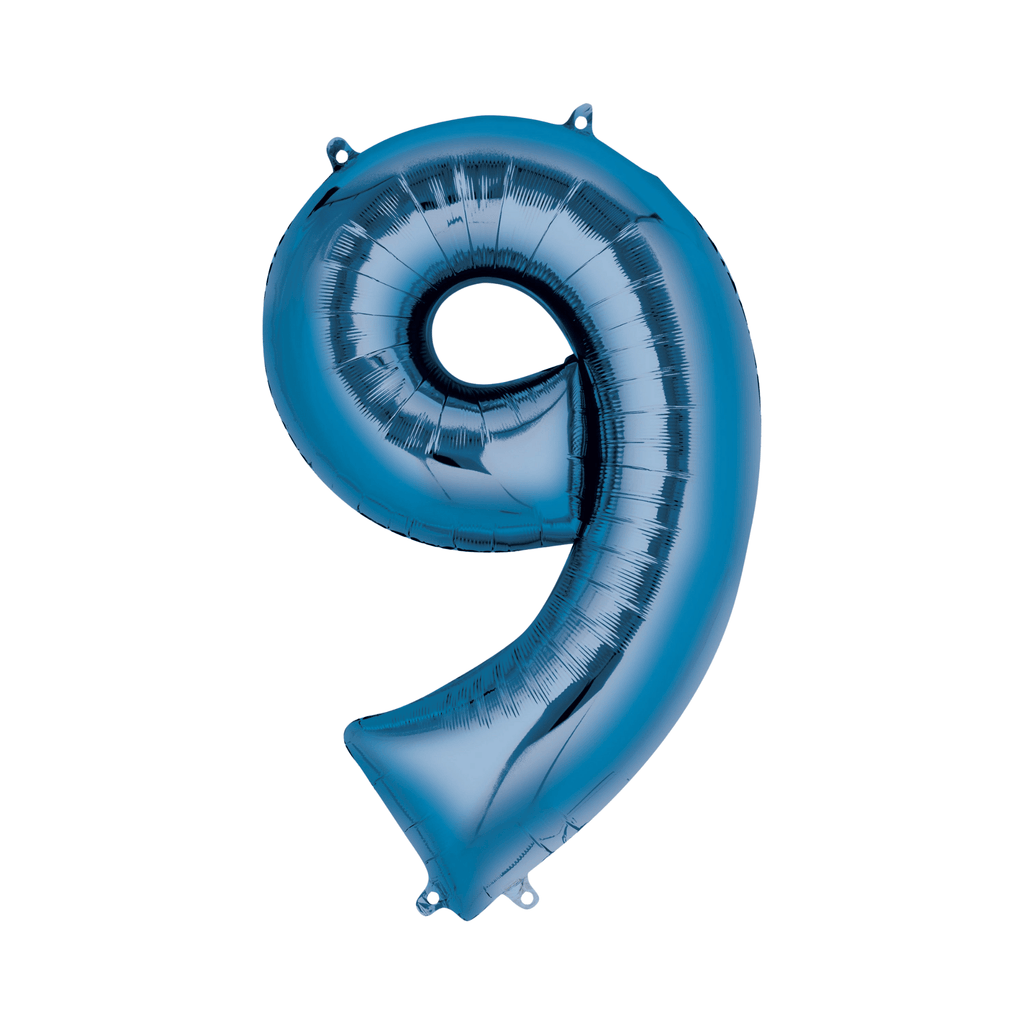 34" Number Balloon - Blue