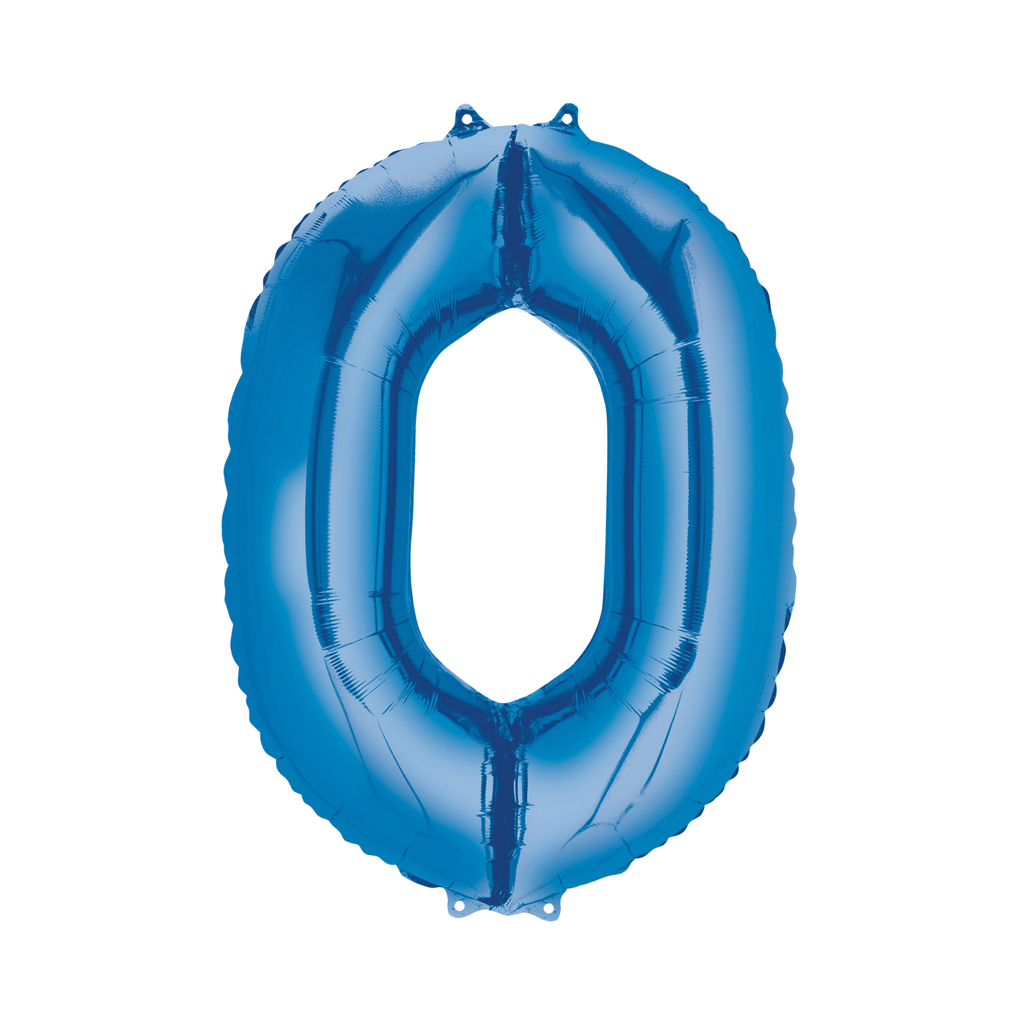 34" Number Balloon - Blue