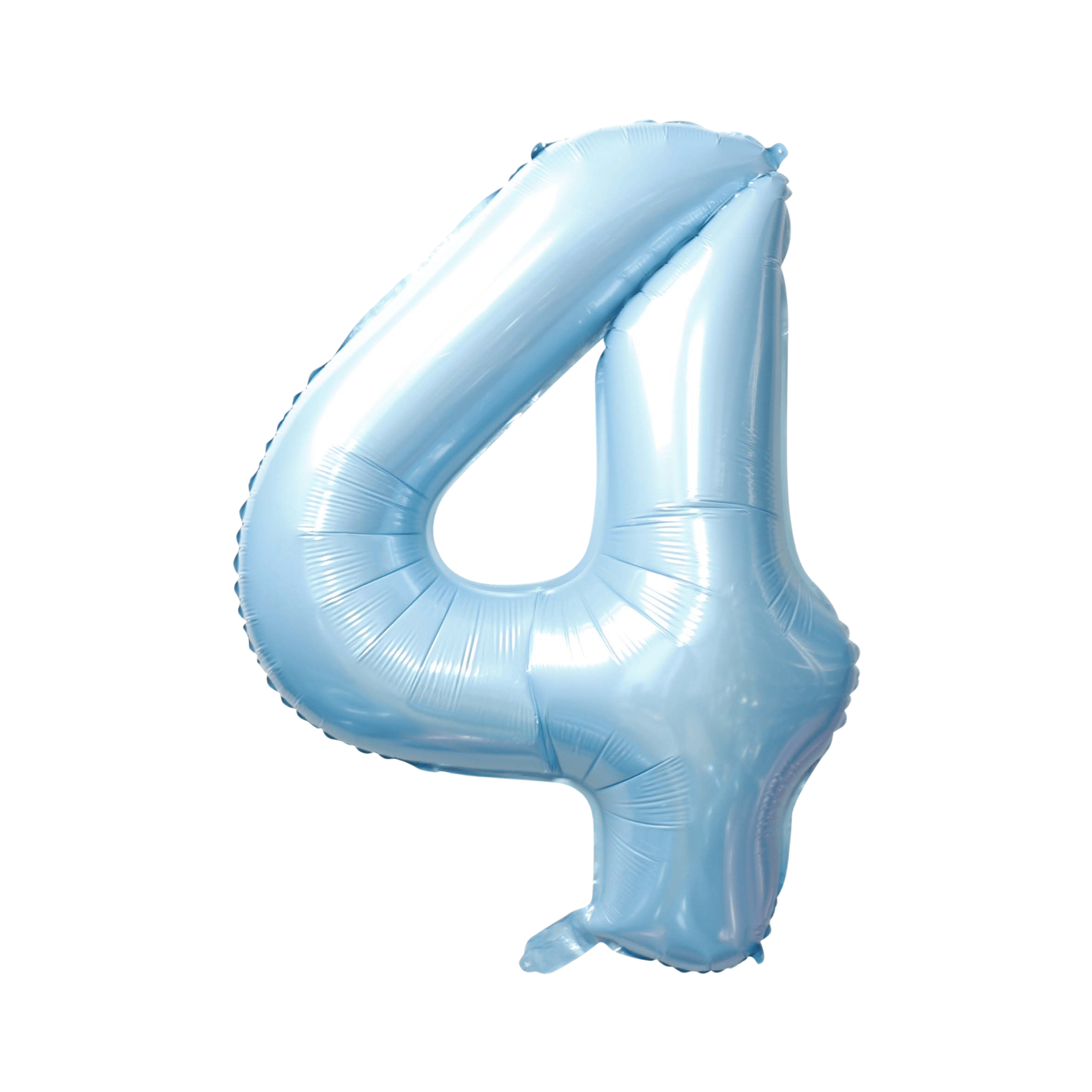 34" Number Balloon - Light Blue