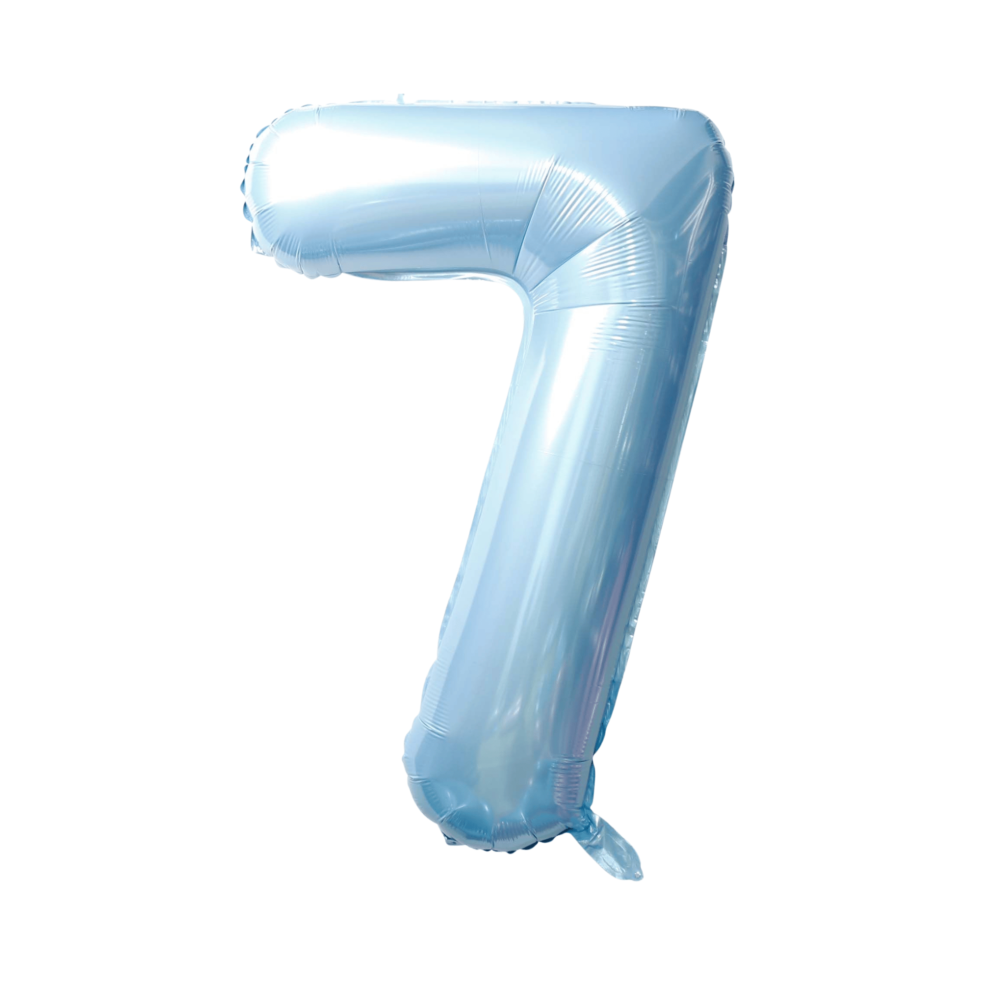 34" Number Balloon - Light Blue