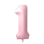 34" Number Balloon - Light Pink