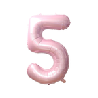 34" Number Balloon - Light Pink