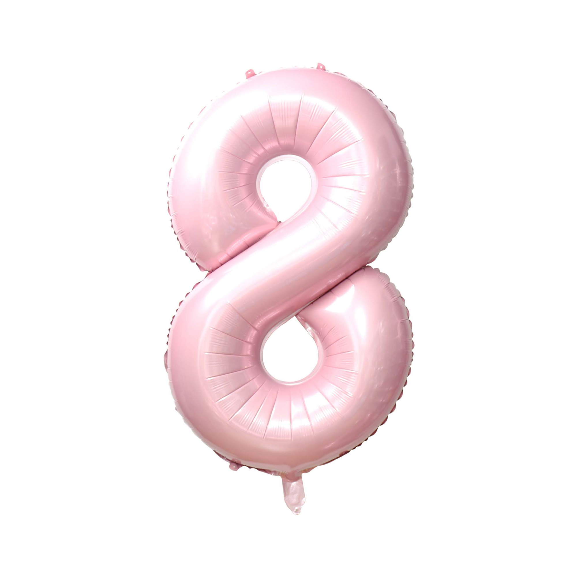34" Number Balloon - Light Pink