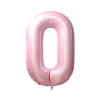 34" Number Balloon - Light Pink