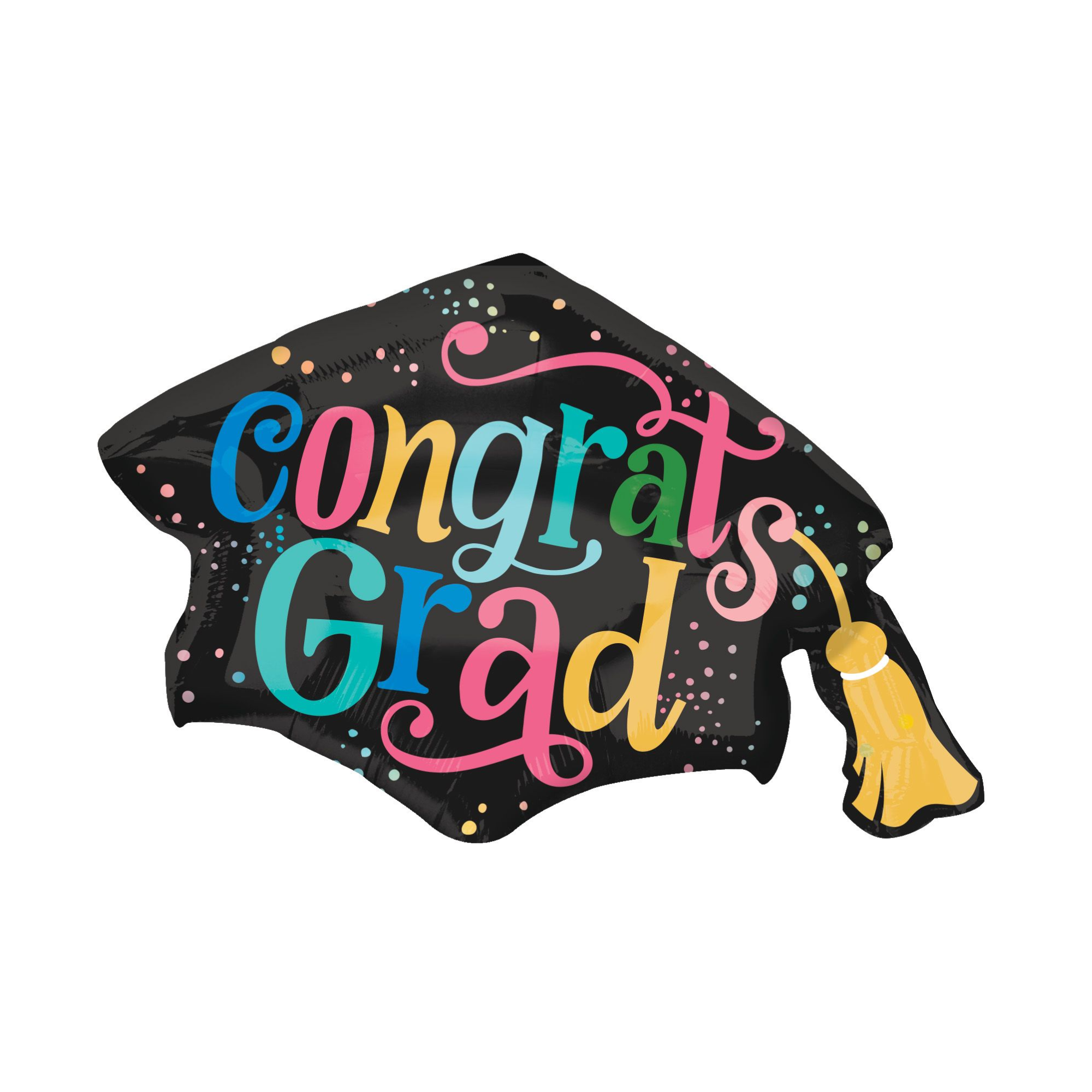 Supersize Colorful Congrats Grad Balloon